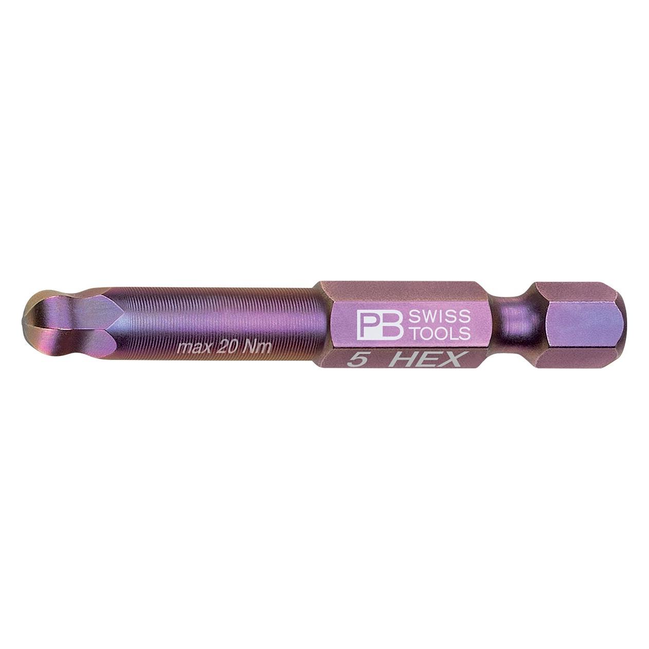 PB Swiss Tools Innensechskant-Bit PB E6.212 Gr.5 (PB E6.212/5-137256.0050)