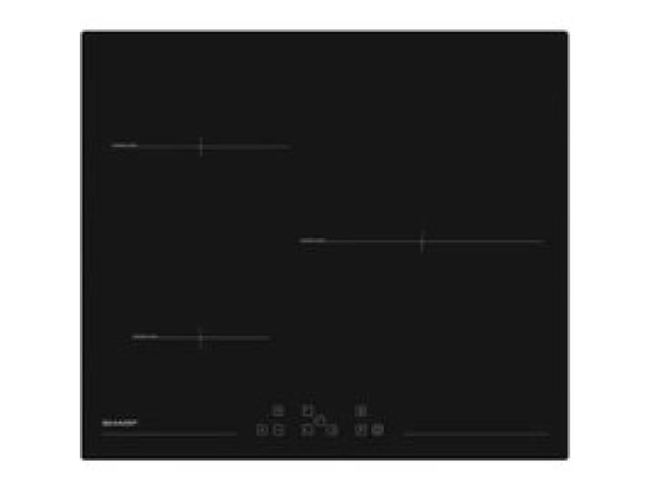 Plaque à Induction - SHARP - KH6I31NT0K - 3 Feux - 7200 Watts - Commandes Tactiles