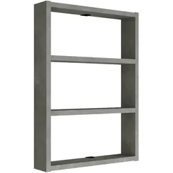 Helloshop26 - 3-stufiges Küchenregal 60 x 43 x 9 cm Betonoptik