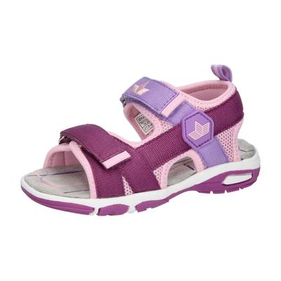 Sandale LICO "Sandale Palau V", Mädchen, Gr. 29, rosa, Synthetik, Schuhe Sandale