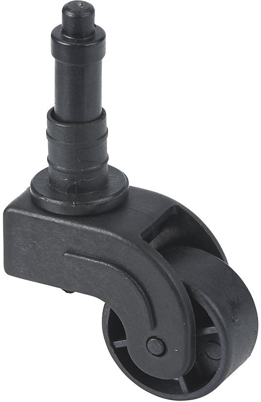 kaiserkraft Ersatzrolle mit Feder, für Rollhocker TWINCO, Kunststoff, schwarz