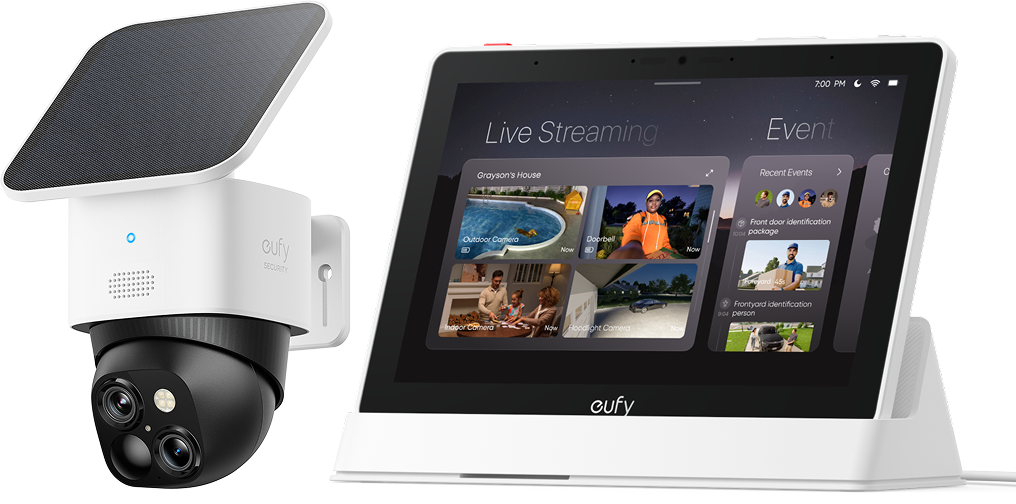 eufyCam Solo S340 Bundle mit Smart Display E10