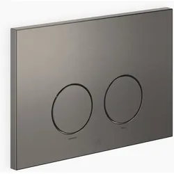 Dornbracht Betätigungsplatte für UP-Spülkasten, rund, 12665979-99, Farbe: Dark Platinum matt