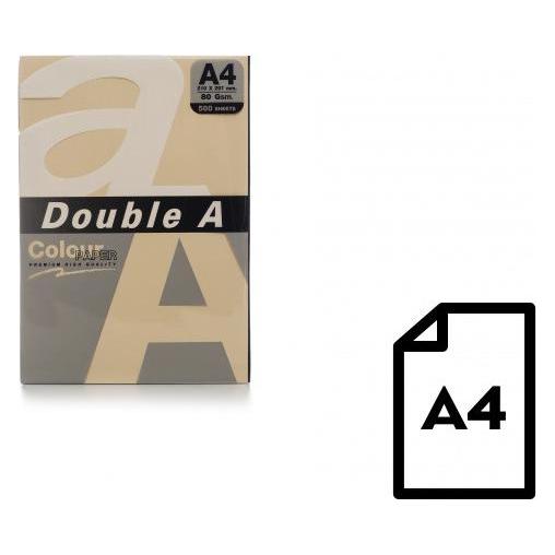 Double A Farbiges Papier, 80 g, A4, 500 Blatt, Altrosa (A4, 500 Blätter, 80 g/m²) (DA-Rose)
