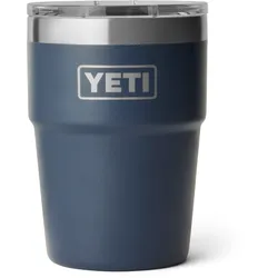 YETI Stapelbarer Becher RAMBLER 16 oz. (473 ml) Navy - mit Magslider Deckel