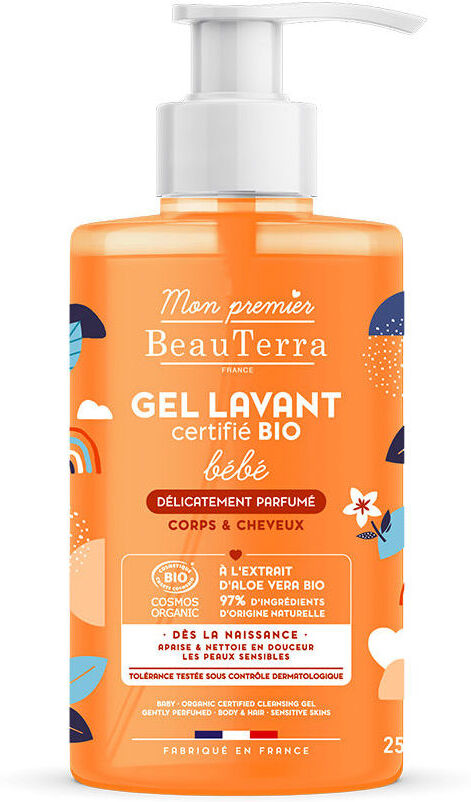 BeauTerra Bio Bebé Gel de Ducha con Perfume 750 ml