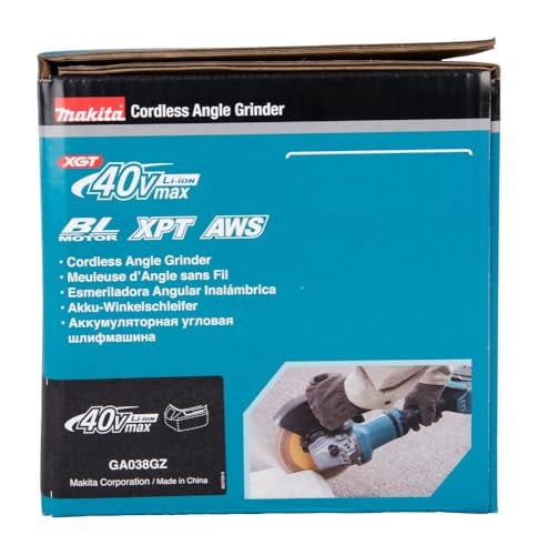 Makita GA038GZ 40V max. accu-haakse slijper Solo