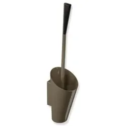 Hewi 801 Toilettenbürstengarnitur 801.20.10084 umbra, Wandmontage, langer Stiel