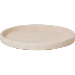 Mist Dekotablett rund, 30 cm, Perlrosa