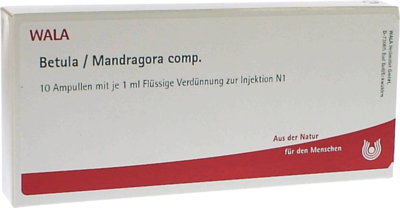 WALA Heilmittel GmbH BETULA/MANDRAGORA comp.Ampullen 10X1 ml 01751004
