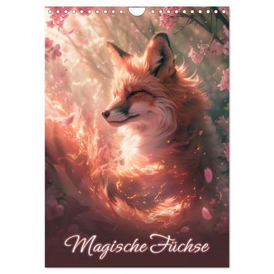 Magische Füchse (Wandkalender 2027 DIN A4 hoch), CALVENDO Monatskalender
