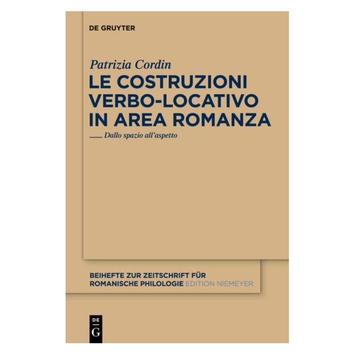 De Gruyter Cordin:Le costruzioni verbo-locativo (Italienisch, Hardcover, Patrizia Cordin) (67763146)