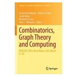 Combinatorics, Graph Theory and Computing, Fachbücher von Frederick Hoffman, Sarah Heuss, M Low, John C. Wierman