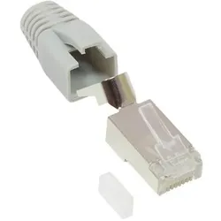 Good Connections Alcasa GC-N0092 Drahtverbinder RJ45 Grau (S/FTP, CAT7a), Netzwerkkabel