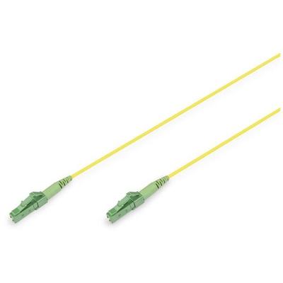 Digitus DK-2933-01-APC-SX Glasfaser LWL Anschlusskabel 1 m Gelb [1x LC/APC 8°-Stecker, LC APC-Stecker - 1x LC APC-Stecker, LC/APC 8°-Stecker] 9/125