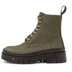 Art für Damen. 119531222003_0G3 1953 Amberes grüne Lederstiefeletten (36), Wohnung, Schnürsenkel, Lässig