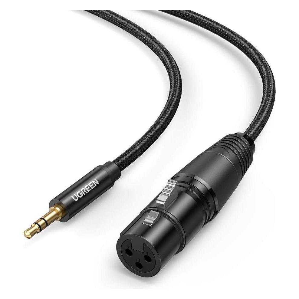 Ugreen XLR - 3.5 mm Klinke (2 m, AUX Kabel, XLR Kabel) (20244)