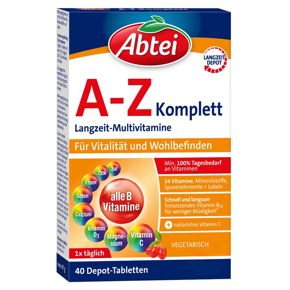 Abtei A-Z Komplett Tabletten 40 St