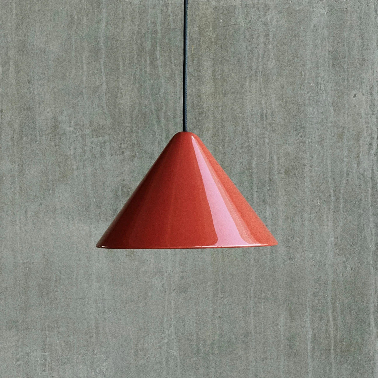 HAY Compass hanglamp, rood, Aluminium, Ø 26 cm, GX53