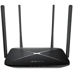 Mercusys AC12G WLAN-Router Gigabit Ethernet Dual-Band (/5 GHz), Router, Schwarz