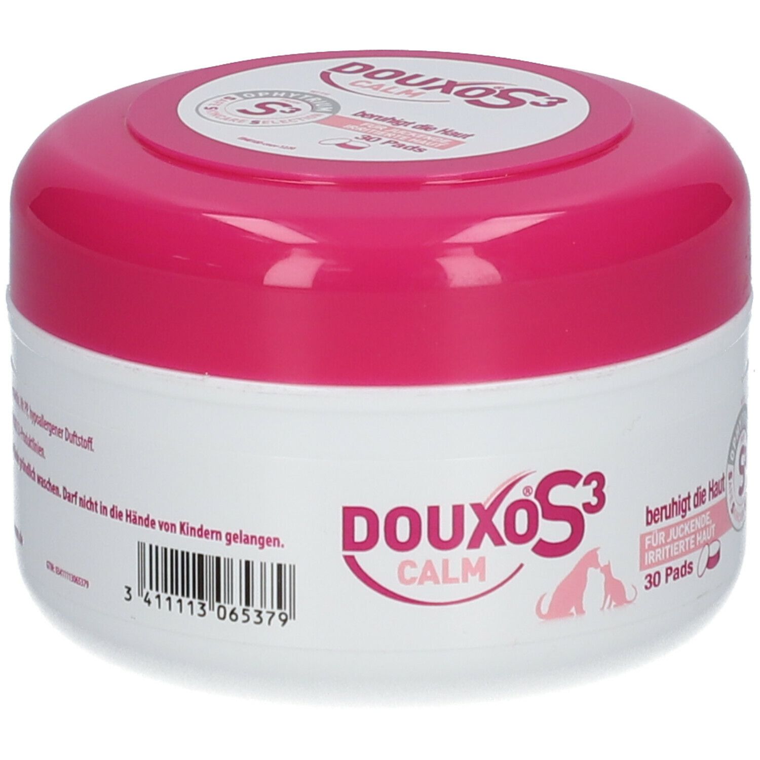 Douxo S3 Calm Pads Pflegeprodukt f.Hunde/Katzen 30 St Tücher