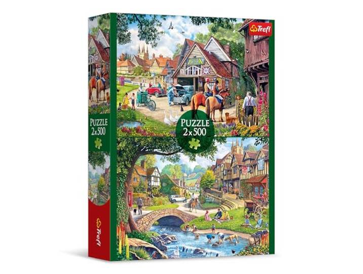 Trefl - Puzzels 2x500 Stukjes, Een idyllisch leven, set van twee puzzels