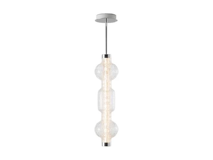 Artemide Alambicco vertikal suspension, contrôle par app 3 cloches en verre