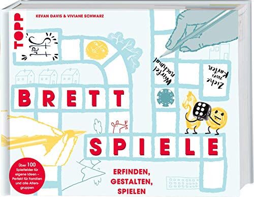 Brettspiele – Erfinden, Gestalten, Spielen: Über 100 Spielfelder für eigene Ideen sowie Spielfiguren, Karten uvm. zum Ausschneiden. Über 80 Seiten ... - Perfekt für Familien und alle Altersgruppen - Preis vom 16.10.2026 11:41:07 h