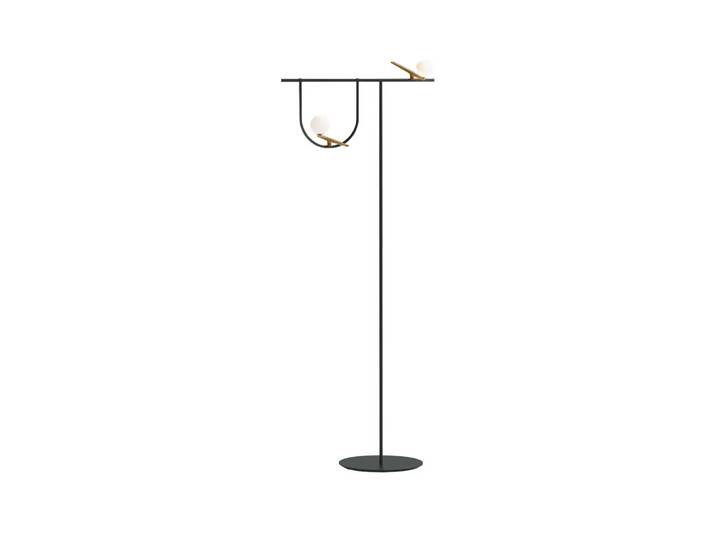 Artemide Yanzi F Stehleuchte Schwarz-Messing