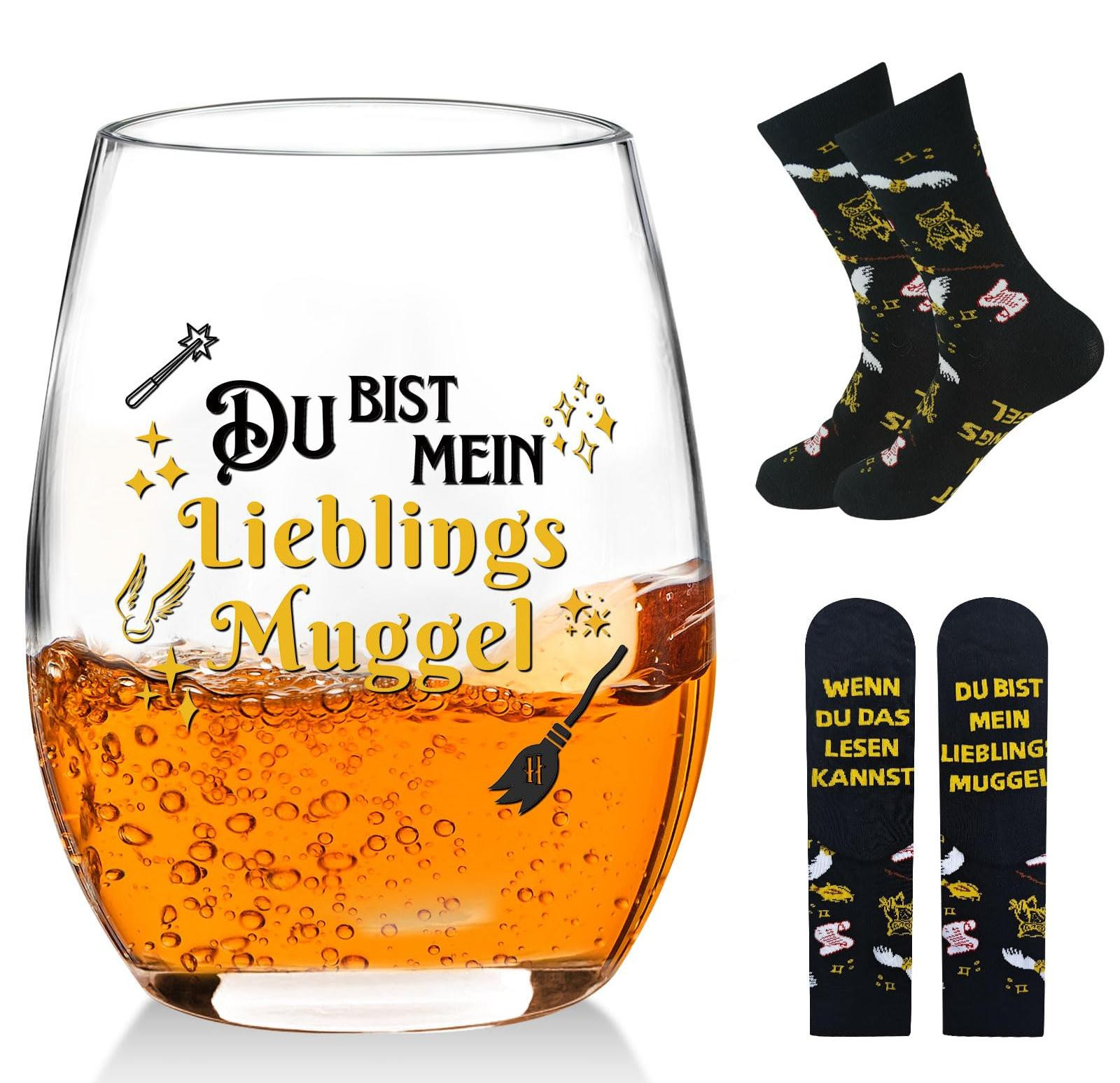 Dripio Halloween wijnglas met sokken, 400 ml