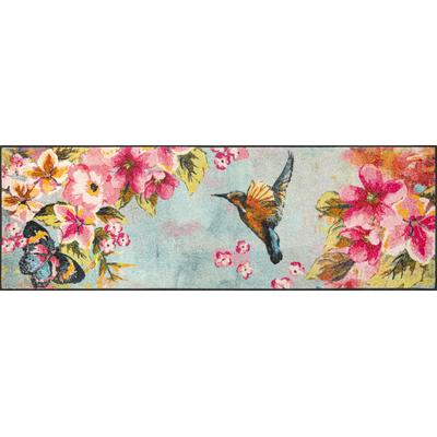 Läufer "Bloomibri", bunt, B:60cm L:180cm, Polyamid, WASH+DRY BY KLEEN-TEX, Teppiche, Läufer