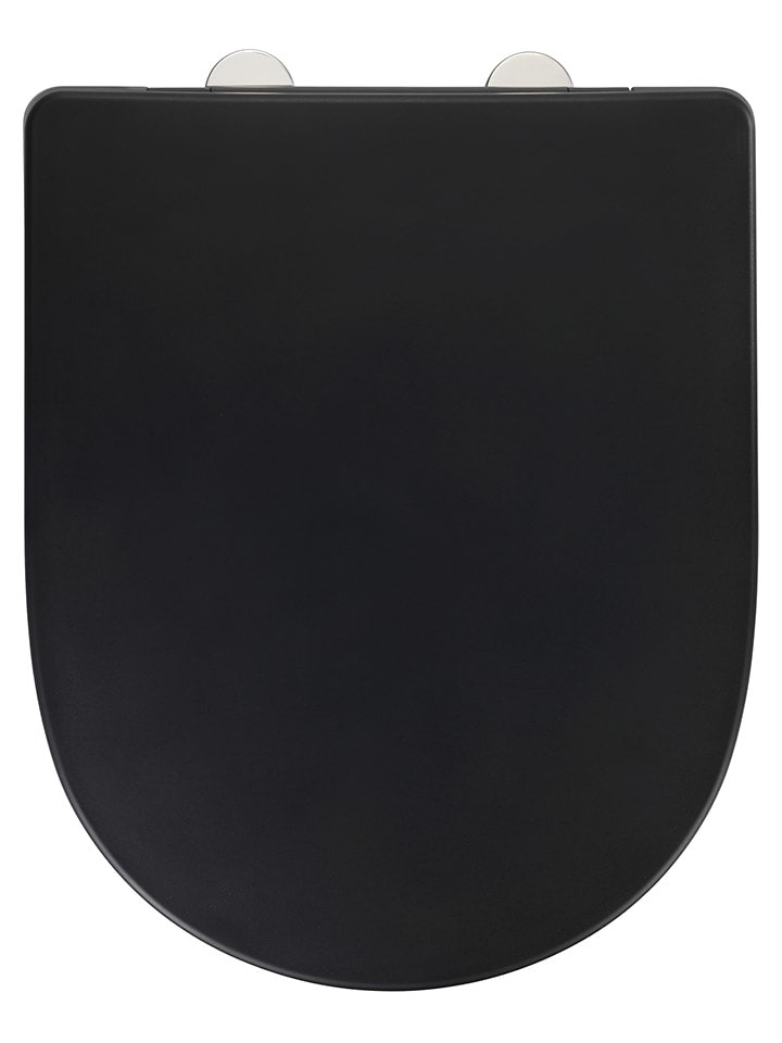 Wenko Absenkautomatik-WC-Sitz "Exclusive No. 3" in Schwarz - onesize
