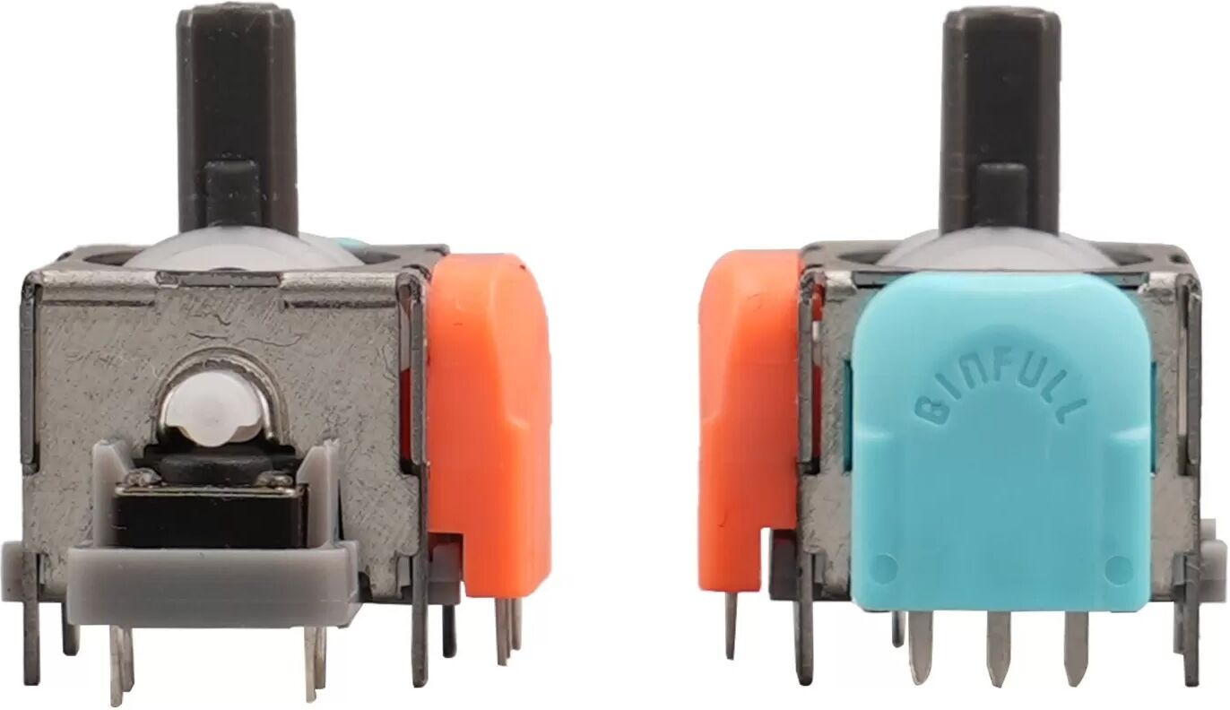 INF Verbesserter TMR Winkel Joystick 2er-Pack, Hochpräziser Hall-Effekt Elektromagnetischer Rocker kompatibel mit PS4