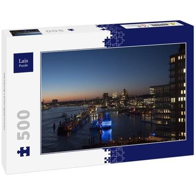 Lais Puzzle Hamburg Landungsbrücken 500 Teile