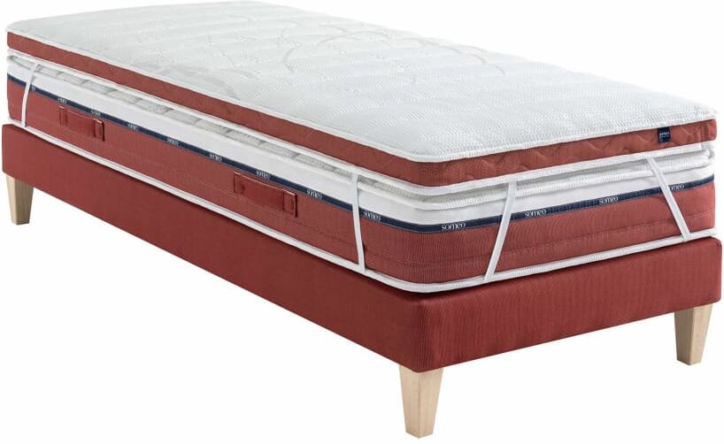 Someo Surmatelas latex 70x190 ferme Blanc 190x10x70cm