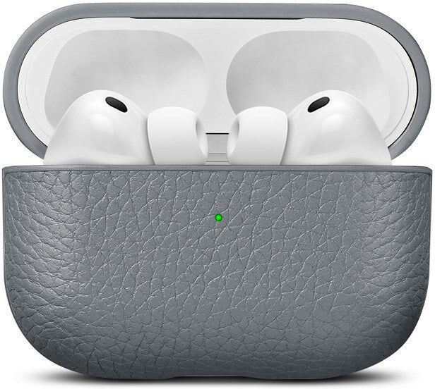 WOOLNUT Apple AirPods Pro (3. gen.) Ægte Læder Cover - Grå