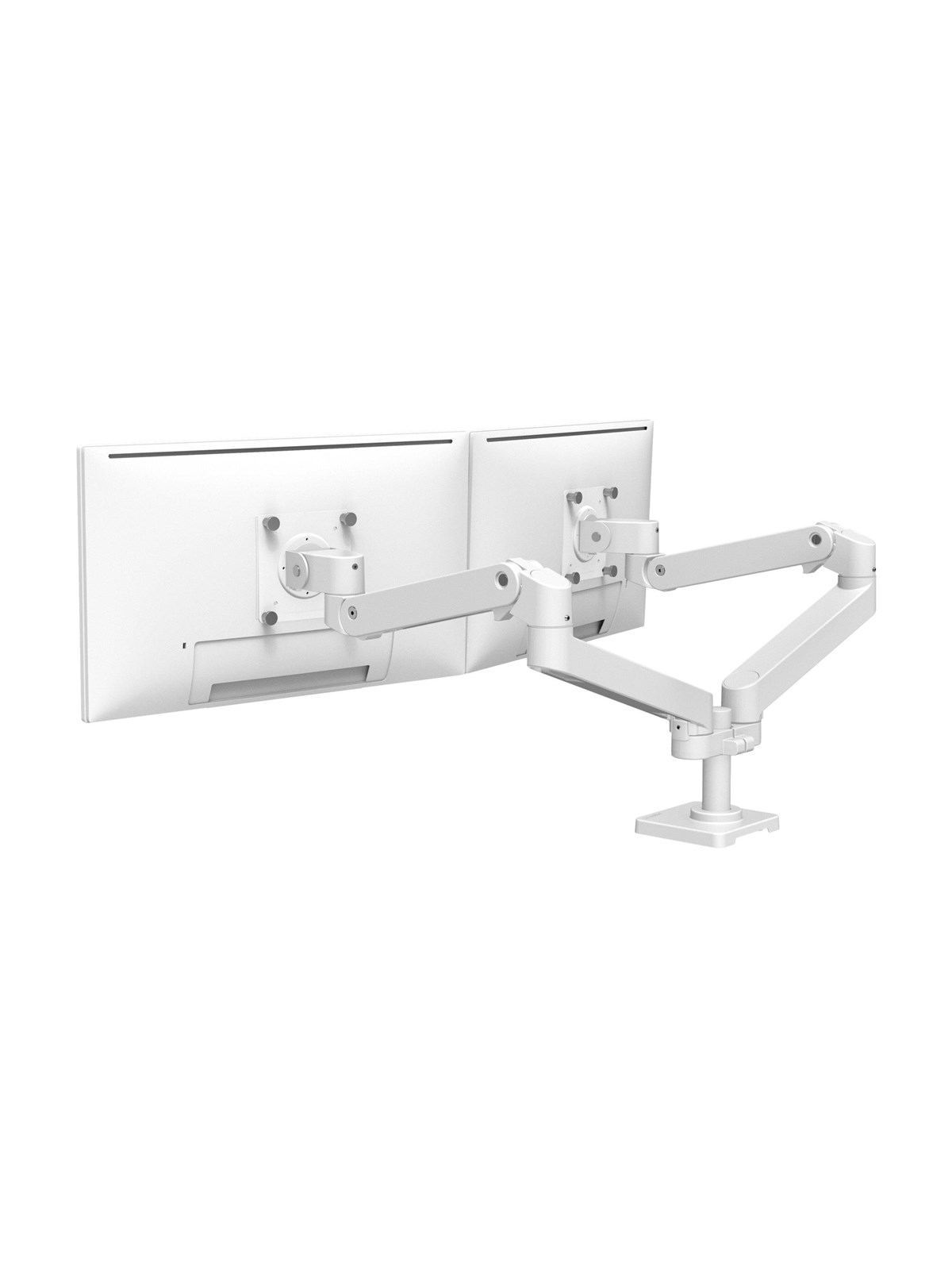 Ergotron LX Pro mounting kit - for 2 LCD displays - side-by-side - white