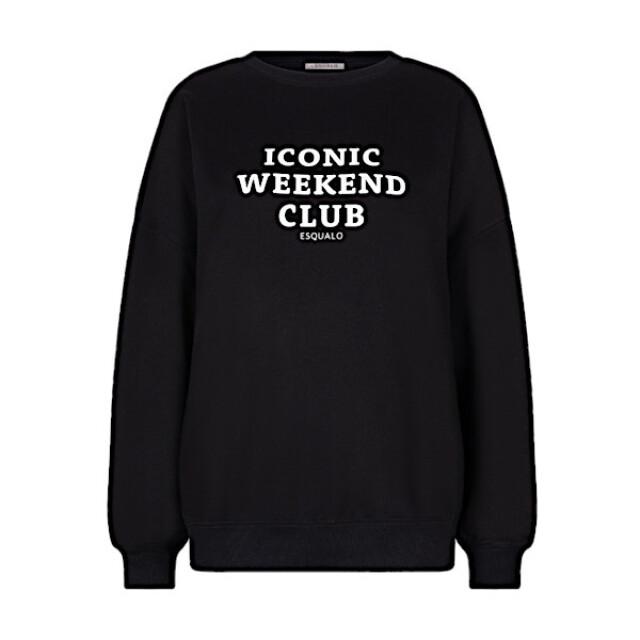 Esqualo Sweater f25-05522 black
