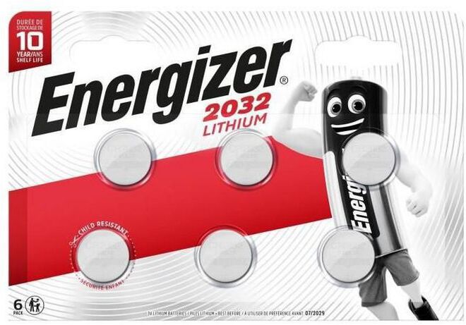 Energizer Batteri Lithium CR2032 6/fp
