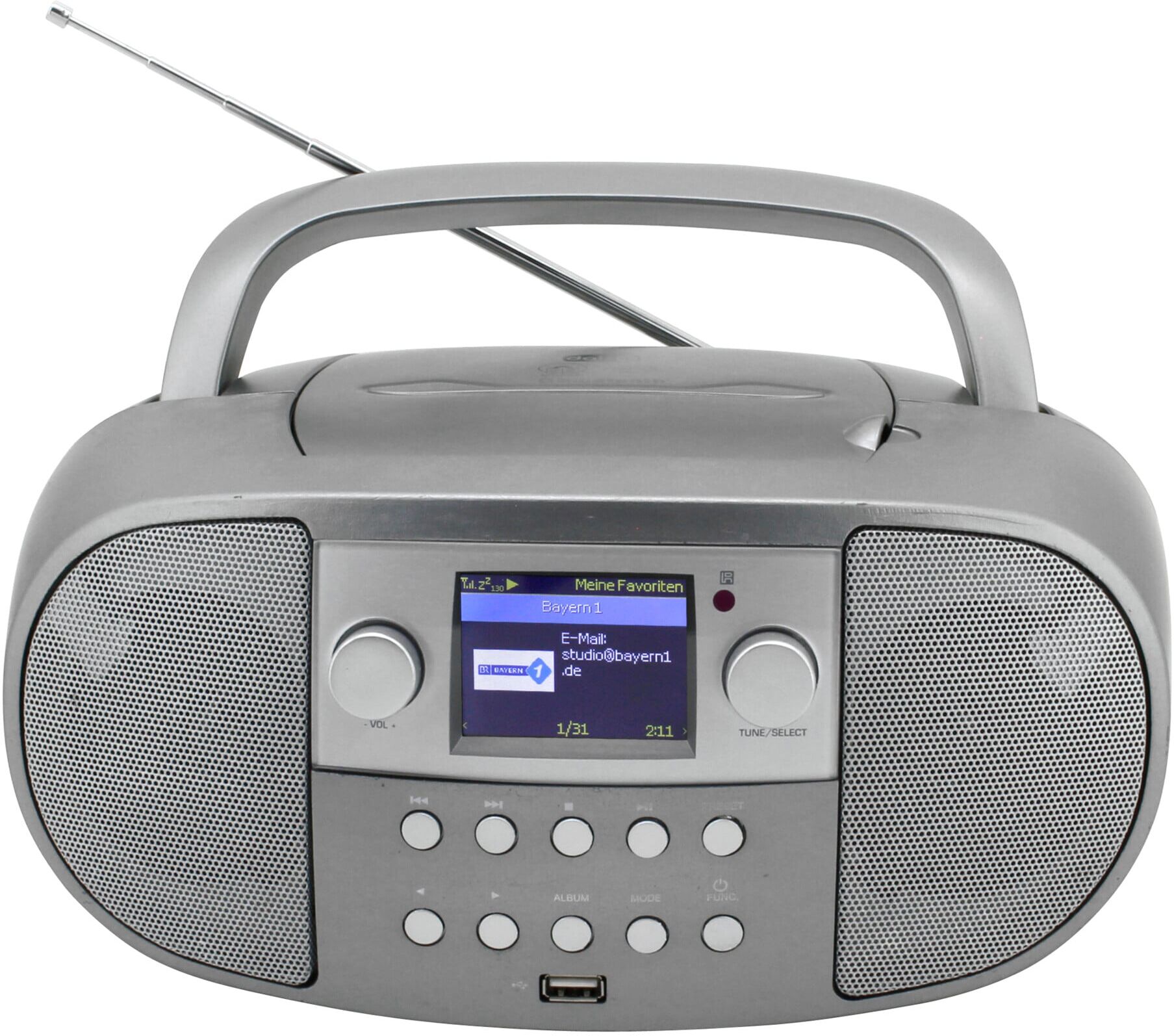 Soundmaster Boombox SCD7600TI Titan DAB+ CD USB BT)