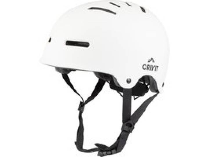 CRIVIT Casque roller enfant (blanc, L/XL)