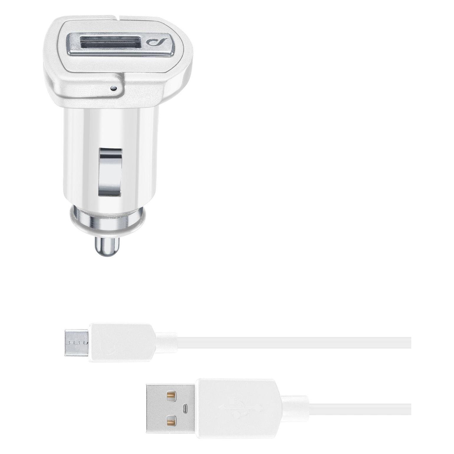 Cellularline Car Charger Kit (CBRUSBMUSB2AW)