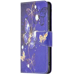 König Design Hülle Handy Schutz für Samsung Galaxy A23 Case Cover Tasche Wallet Etui 360 Grad (Samsung Galaxy A23), Smartphone Hülle, Violett