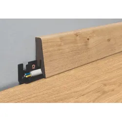 Naturel Sockelleiste braun, MDF, Länge 260 cm, L58C8481