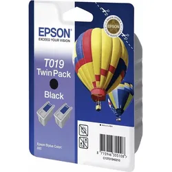 Epson T019 2er-Pack Druckerpatrone – black – Originalprodukt