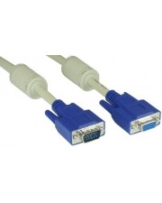 InLine S-VGA Kabel 15pol HD St/St beige 10m (17717)