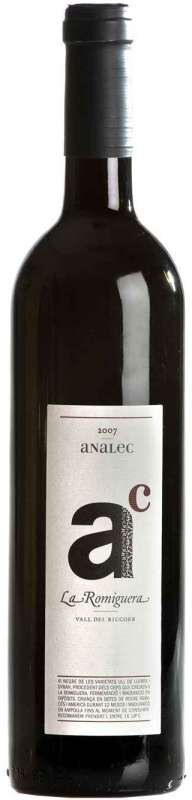 Vino Tinto Analec la Romiguera 2023 D.O. Costers del Segre 75 cl.