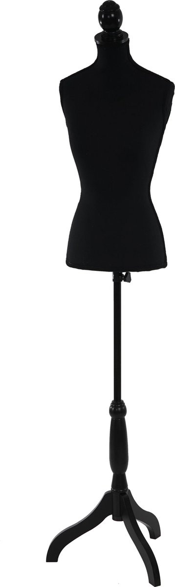 Paspop T220 Vrouwelijke Paspop Torso van Schuim - Zwart