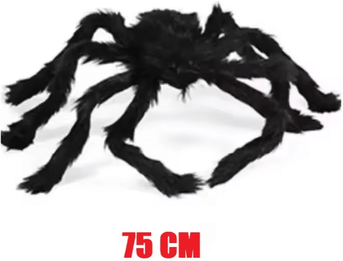 Inspire Curations Giant Plush Halloween Spider Decoration Indoor Outdoor Party Prop 75 Cm