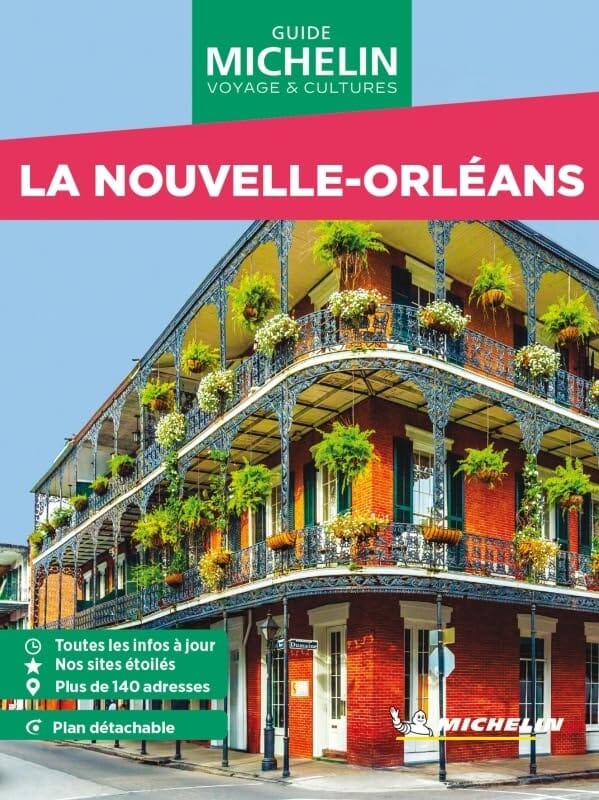 Guide Vert compact - La Nouvelle-Orléans  + plan - Édition 2024   Michelin
